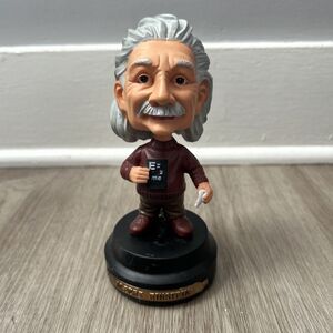 Albert Einstein 6.25” Bobblehead Night At The Museum Figure NO Talking Voice